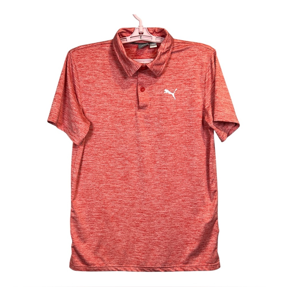 Puma Kids Red Collared Shirt, Size X-Large (18-20)